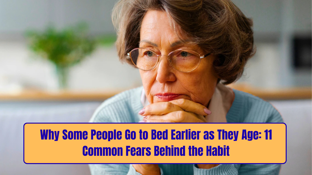 Why Some People Go to Bed Earlier as They Age: 11 Common Fears Behind the Habit